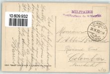 1892 Morcles - Dent du Midi Feldpost Fortifications de St Maurice