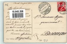 2900 Porrentruy Pruntrut 1913 - Chateau et l´Allaine