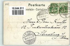 1902 Prägedruck Wappen Lithographie Verlag Künzli Nr 5128