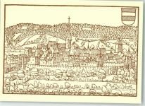 4800 Zofingen - Ansicht des Ortes aus J.Stumpfs Chronik aus dem Jahr 1545