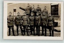 8500 Frauenfeld 1924 Foto AK Uniform Kaserne Ort lt. Stempel