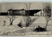 Les Rasses 1914 Grand Hotel Bobbahn Winter