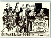 1945 Studentika Matura 1945 sign. Messmer