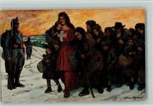 Flüchtlinge u. Helvetia - 1915 - gute Erhaltung