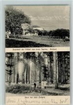 Leubringen 1910 Souvenir de I`Hotel des trois Sapins,Sous les bois Evilard, Verlag Gränicher Biel Dep.,gute Erhaltung AK