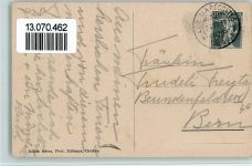 Les Marécottes 1919 Strassenansicht, La rue aux Marecottes, Verlag J.J. Nr. 10355, gute Erhaltung AK.