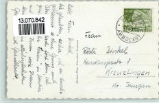 Moutier 1937 Luftbild, gute Erhaltung AK