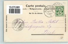 Merligen 1902 Photographie Gabler Nr. 7139 - Teilansicht, gute Erhaltung AK