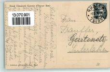 Gunten 1918 Hotel Elisabeth, - kleine Flecken
