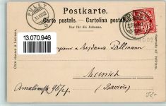 Pully 1903 Vue generale, Erhaltung II 2 kl. Eckknicke