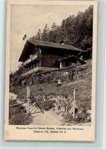 Chernex 1923 Pension Familie Chalet Suisse , gute Erhaltung AK