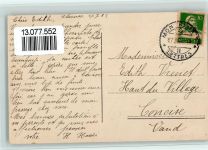 Chernex 1923 Pension Familie Chalet Suisse , gute Erhaltung AK