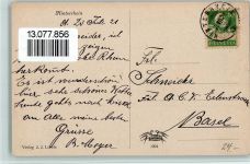 Hinterrhein 1921 Vue generale, gute Erhaltung AK