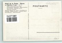 Sierre Hotel de la Poste, gute Erhaltung AK