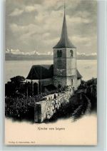 Ligerz 1900 Kirche, gute Erhaltung AK