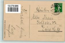 Mollis 1917 Ferienheim Neumünster auf Kennelalp, gute Erhaltung AK