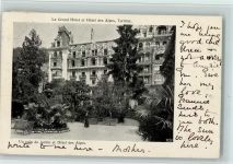 Territet 1907 Le Grand Hotel et Hoteldes Alpes, gute Erhaltung AK
