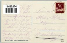 9475 Sevelen 1930 Foto AK Kirchenpartie, Weinberge, Verlag guggenheim 17932c