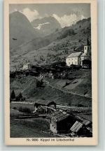 Kippel 1919 Teilansicht mit Kirche