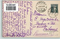Kippel 1919 Teilansicht mit Kirche