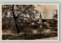 Büren an der Aare 1928 Partie bei der Kirche AK