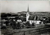 9122 Mogelsberg Foto AK Teilansicht mit Kirche - Foto Gross 23797 AK
