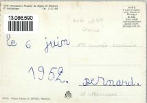 1432 Belmont-sur-Yverdon 1952 Foto AK Verlag Deriaz 9166 Cafe Pension du signal de Belmont