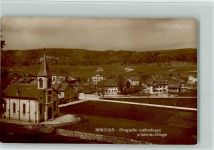 1348 Le Brassus 1927 Foto AK Partie bei der Kapelle , schöne Aufnahme