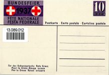 Bundesfeier 1937 - Rotes Kreuz