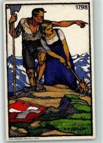 sign Bächliger - Bundesfeier 1913 - Erhaltung I AK Gegen TBC