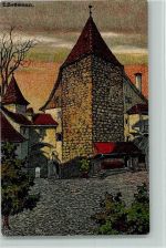 8314 Kyburg 19120 Lithographie / Künstlerkarte sign E. Bollmann - Grafenhaus, sehr gute Erhaltung AK