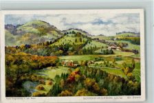 Hulftegg Künstlerkarte Sennhof - Gemälde von Stutz AK