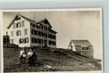 Weissbad 1927 Gasthaus z. Hohen-Kasten, Frauen mit Stickrahmen