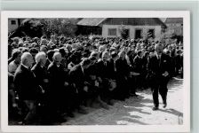 8730 Uznach 1940-50 Foto AK Ereignis - Trauer in der Gemeinde?