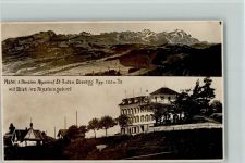 St. Anton 1925 Hotel und Pension Alpenhof St. Anton Oberegg mit Blick ins Alpsteingebiet