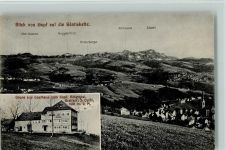 9038 Rehetobel 1913 - Blick von Gupf auf die Säntiskette Gasthaus Gupf