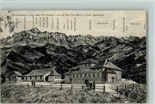Hochalp 1913 Panorama von der Hochalp bei Urnäsch