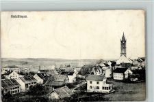 Andelfingen 1907 Teilansicht Kirchturmspitze