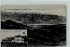 Chrüzegg 1913 - Wirtschaft z. Kreuzegg Zürichsee Glaner Berner Alpen