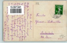 Châtel-St-Denis 1916 Institut Villard - Kinder und Frauen im Garten AK