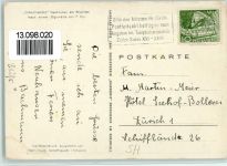 8212 Neuhausen am Rheinfall Gebrauchsspuren Künstlerkarte signiert F. Holl - Industrieplatz