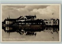 8640 Hurden 1939 Gebrauchsspuren Foto AK Hotel Adler u. Zürichsee AK