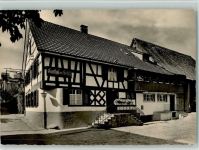 8265 Mammern - am Untersee Gasthaus z. Schiff Riegelbau Nasenschild mit Schiff