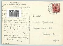 Mürren 1946 Tiergespann auf der Alp bei Mürren AK
