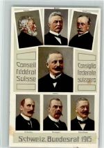Nr. 5790 Carl Künzli-Tobler - Schweizer Bundesrat 1915