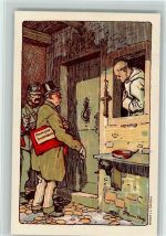 1922 Lithographie / Künstlerkarte sign M. Annen - Fort mit der Kommunisten Iniative AK