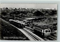 1960 Rigi-Bahnen unterhalb der Rigi-Kulm AK