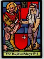 Nr. 5 Lothar Albert - Der Stand Schwyz 1291-1941 Pro Infirmis Schweiz