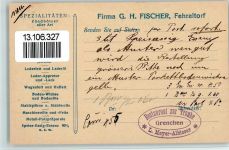 Fehraltorf 1924 Firma Fischer Zündfabrik , Bestellkarte AK