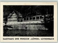 Walchwil 1932 Gasthaus "Löwen" Lothenbach AK